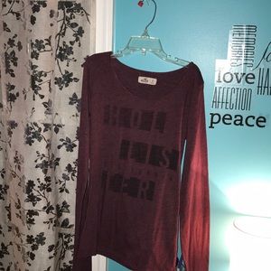 Long sleeve Hollister shirt